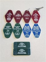 10 Las Vegas Hotel Room Key Tags