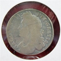 1687 Great Britain silver 1/2 Crown