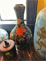 East Asian Black Vase
