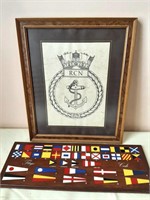 RCN pic/ Flags Code plaque