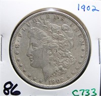 1902 MORGAN DOLLAR COIN