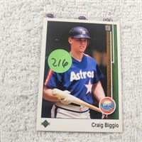 1989 Upper Deck Rookie Craig Biggio