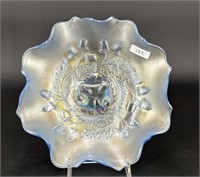 Acorn ruffled bowl - ice blue