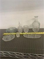 Assorted Pressed Glass Lot