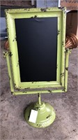 Tabletop chalk board, 19” tall