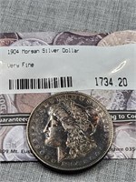 1904 Morgan Silver Dollar, Very Fine