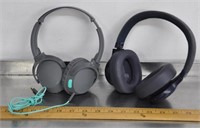 2 sets of headphones - info