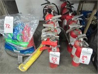 LOT, (7) FIRE EXTINGUISHERS IN THIS ROW