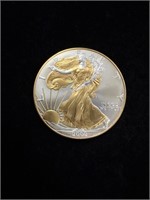 2002 Gold Enhanced American Silver Eagle