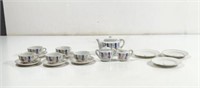 Vintage Porcelain Tea Set made in Japan Few Chips