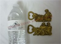 Vintage Gemini & Aquarius Mod Dep Bottle Openers