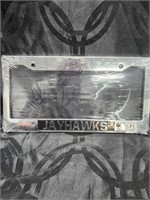 Jay hawks License Plate Frame