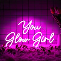 Neonawall You Glow Girl Neon Sign LED Light up Yo