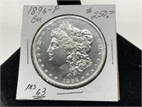 1896-P Morgan Silver Dollar