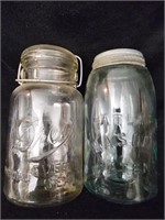 Atlas & Drey glass jars with lids