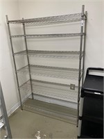 48" Wire Storage Rack w/ 6 Shelves