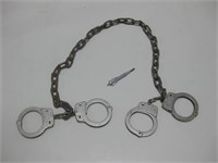 Handcuff Shackles W/ Key Untested