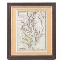 Herman Moll, Virginia and Maryland map