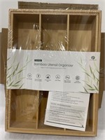 New Bamboo utensil organizer