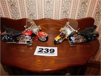 2-BUDDY L BATT OPERATED NOISE MOTORCYCLES