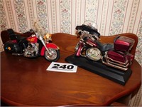 HARLEY MOTORCYCLE CLOCK &  ENGINE NOISE BIKE
