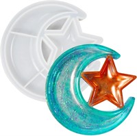 Moon and Star Tray Resin Molds