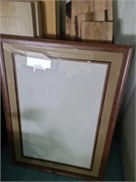 Wooden frame, unfinished wood