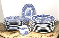 Spode The Blue Room Collection Plates