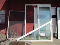 Sliding Glass Door & Vinyl Triangle Window