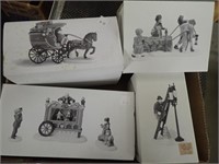 (4) Dept. 56 The Freezing Delivery Wagon, The Old