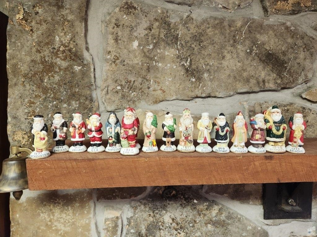 Huge Collection of World Santa Figurines