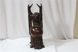 A Vintage Chinese Wooden Buddha