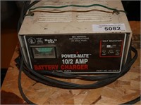 Power-Mate 10/2 Amp Battery Charger - works per