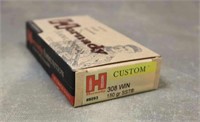 (1) Box Hornady Custom .308 150gr SST