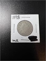 1898 V Nickel