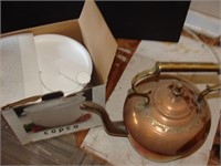Brass Tea Pot & Salad Spinner