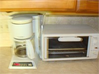 Coffee Pot & Toaster Oven