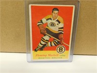 1957-58 Topps Fleming Mackell #16 Hockey Card