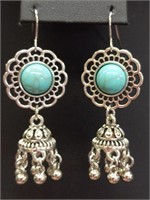 Turquoise style earrings