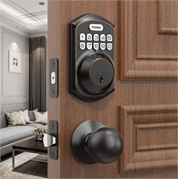 TEEHO TE001K Keyless Entry Door Lock with Handle -