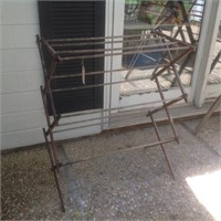 vintage clothes drying rack