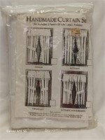 New Old Stock Homemade Curtains 35 x 84"