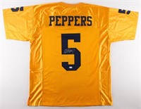 Hand-Signed On-Field Style Jabrill Peppers Jersey