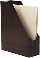 Realspace Wood Collection Magazine Holder x2