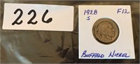1928 Buffalo Nickel Collector's Coin