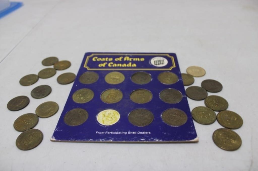 Coats of Arms Canada Tokens