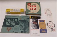 Lot of Vintage Promotional Service Station Items