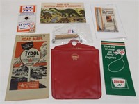Lot of Vintage Promotional Service Station Adv