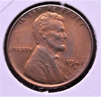 1941 D GEM RED LINCOLN CENT