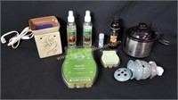2) Scentsy & Other Wax Warmers & Some Wax